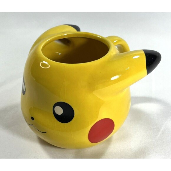 Just Funky 16oz Pokémon Official Pikachu Face Yellow Premium Ceramic Coffee Mug - Picture 7 of 9